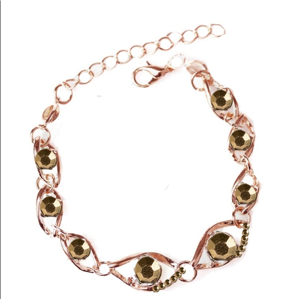 3/$10 “Rich is Rich” brass bracelet